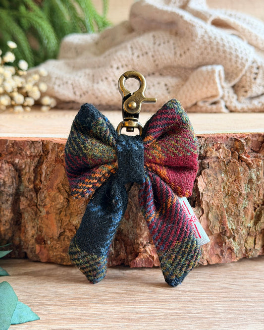 Harris Tweed® Bow Keyring | Bag Charm (Copy) Dash Of Hounds