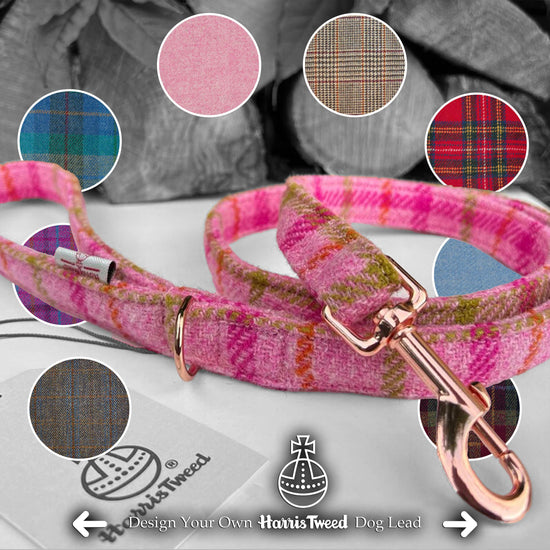 Design Your Own Harris Tweed® Dog Lead Dash Of Hounds