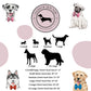 Harris Tweed® Pink Tweed Dog Collar Bow & Lead Set Dash Of Hounds