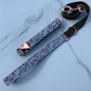Mint Green Pink Ditsy Floral Dog Collar, Bow & Lead Set Hunter & Co.