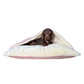 Nude Pink Snuggle Cave Dog Bed Hunter & Co.