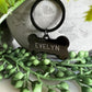 Bone Black Dog ID Tag | Premium Thick Engraved Steel | 4cm Dog Identification Tags Hunter & Co.