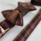 Autumn Pastel Tweed Dog Collar Bow & Lead Set Hunter & Co.