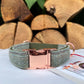 Meadow Green Tweed Dog Collar Bow & Lead Set Hunter & Co.