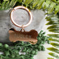 Bone Rose Gold Dog ID Tag | Premium Thick Engraved Steel | 4cm Dog Identification Tags Hunter & Co.