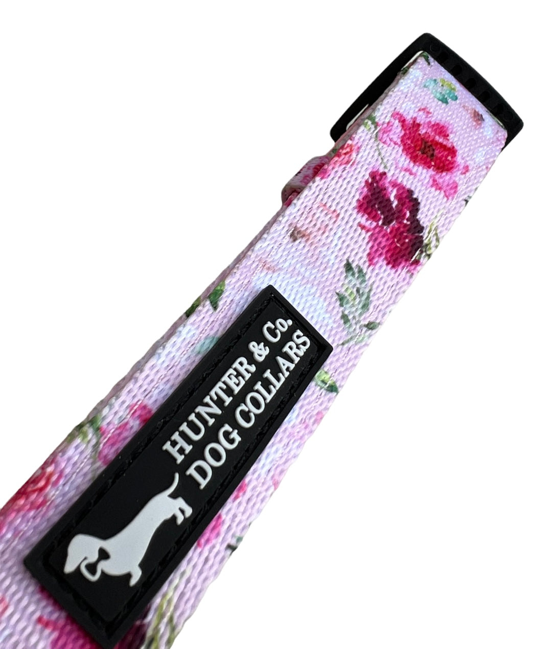 Pink Watercolour Floral Dog Collar Hunter & Co.