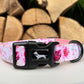 Pink Watercolour Floral Dog Collar Hunter & Co.