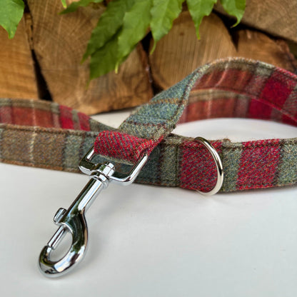 Autumn Khaki Tweed Dog Lead Hunter & Co.